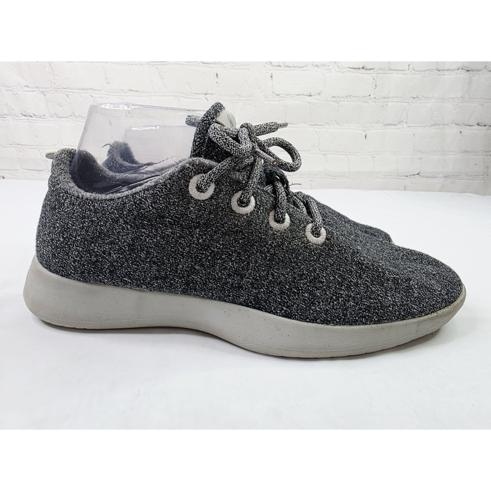 Allbirds Wool Runners Lace Up Walking Gray Shoes Sneakers Women's Size 10